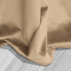 Inny Záclona připravená na očka VELVET SOFT 140x250 velur beige