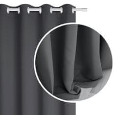 Inny Záclona připravená na očka HOLD 140x250 blackout blackout graphite