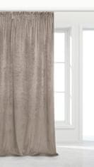 Inny Záclona připravený na pásce VELVET SOFT 140x270 velvet dark beige