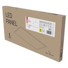 Emos LED panel PROXO 30 x 60 cm, 19 W, 1900 lm, neutrální bílá, Emergency