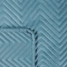 Eurofirany Dekorativní přehoz SOFIA 230x260 modrý