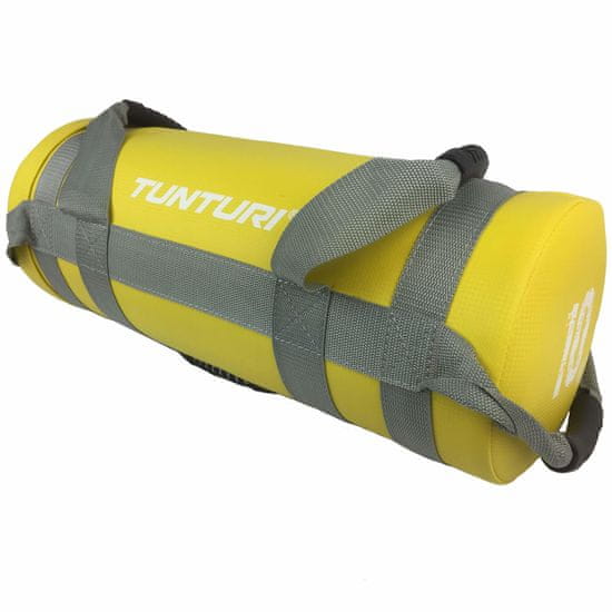 Tunturi Posilovací vak 10 kg TUNTURI Strengthbag žlutý