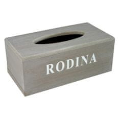 Goba Dekorační box na tissue RODINA 2001141