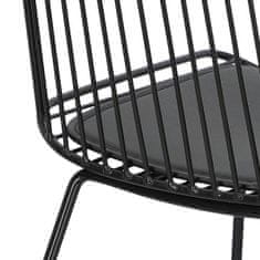 Intesi Židle Dill s poduškou černá