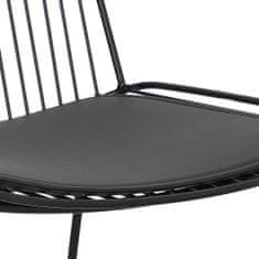 Intesi Židle Dill s poduškou černá