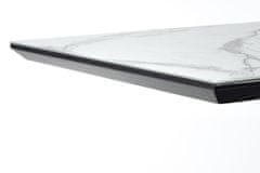 Intesi Skládací stůl Crosser, bílý mramor/šedá barva
