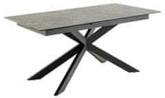 Intesi Stůl Irwine 168/210 cm černý