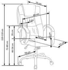 Intesi Kancelářská židle Motion béžová PU