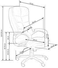 Intesi Kancelářské křeslo Aero černé