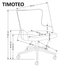 Intesi Kancelářské křeslo Tomil zelené