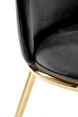 Intesi Židle Irene černá/zlatá