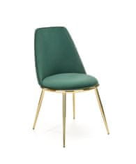 Intesi Židle Irene zelená/zlatá