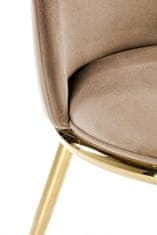 Intesi Židle Irene béžová/zlatá