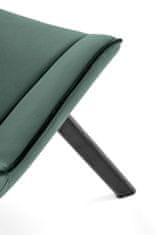 Intesi Židle Veroniq se zeleným prošíváním