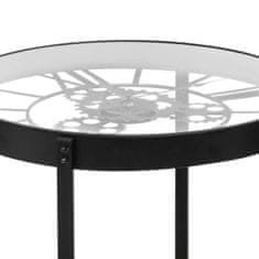 Intesi Konferenční stolek Meca 50 cm s hodinami