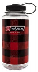 Nalgene Wide Mouth 1000 ml Red Plaid