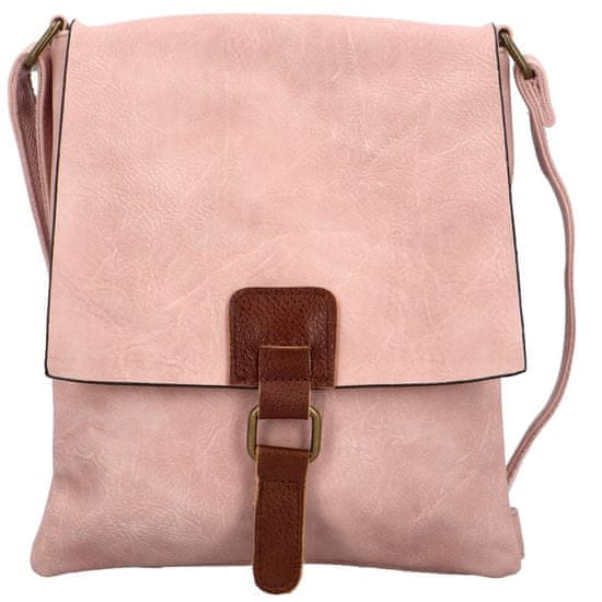 Paolo Bags Elegantní dámský kabelko-batoh Mikki, růžová