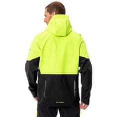 Vaude Bunda Qimsa Softshell - pánská, s kapucí, žlutá neon - Velikost S