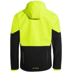 Vaude Bunda Qimsa Softshell - pánská, s kapucí, žlutá neon - Velikost S