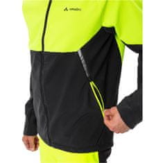 Vaude Bunda Qimsa Softshell - pánská, s kapucí, žlutá neon - Velikost S