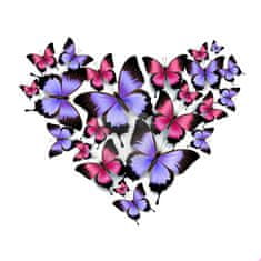 Caketools Jedlý papír "Srdce z motýlů 2" - A4