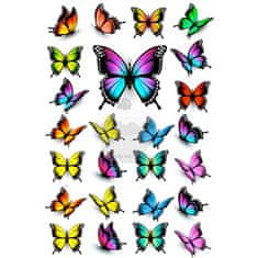 Caketools Jedlý papír "Motýli 6" - A4