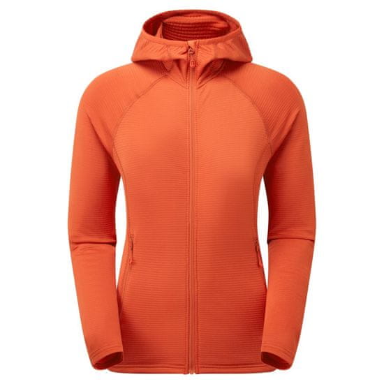 Montane Dámská mikina na zip Montane Women’s Protium Lite Hoodie saffron red|X