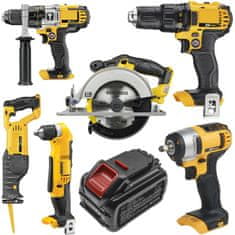 CameronSino Baterie pro DeWalt 120v Max, Dcb184, Dcb700, Dcf889 a další, 20 V, 9 Ah, Li-Ion