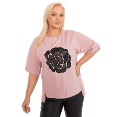 FANCY Dámská halenka plus size růžová FA-BZ-9325.59_407274 Univerzální