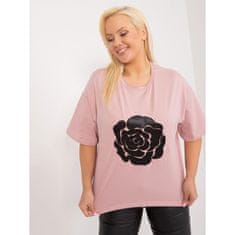 FANCY Dámská halenka plus size růžová FA-BZ-9325.59_407274 Univerzální