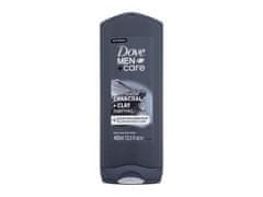 Kraftika 400ml dove men + care charcoal + clay, sprchový gel