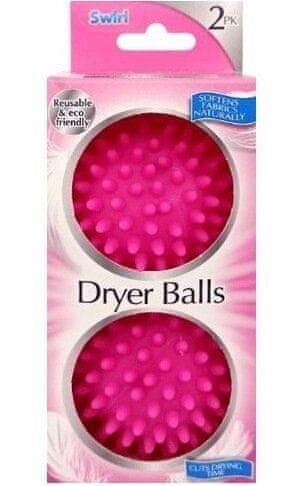 Swirl Dryer Balls růžové míčky do sušičky 2ks