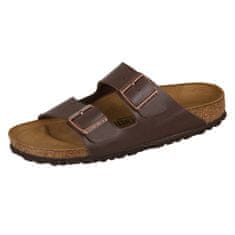 Birkenstock Pantofle hnědé 37 EU Arizona Dunkelbraun Birkoflor