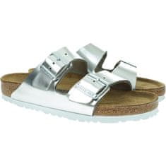 Birkenstock Pantofle stříbrné 38 EU Arizona NL