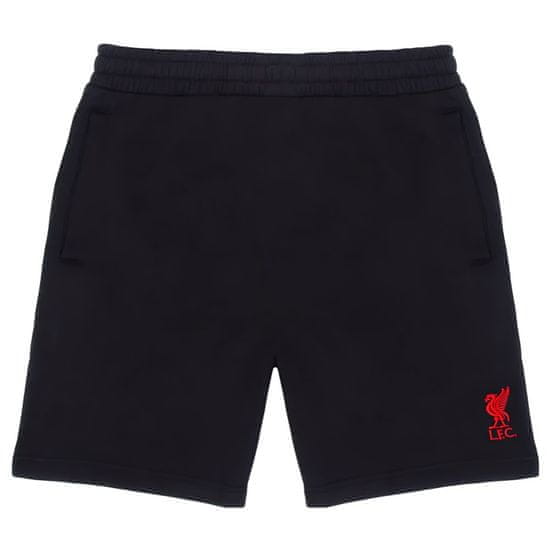 FotbalFans Šortky Liverpool FC, černé, fleece