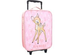 Vadobag Růžový dětský kufr Disney Bambi