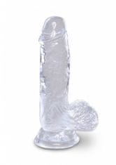 Pipedream Pipedream King Cock Clear 5" Cock with Balls dildo