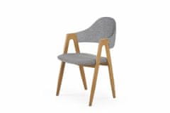 Halmar Designová židle Lona šedá