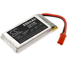 CameronSino Baterie pro Syma X54hc, Syma X54hw (ekv. Syma 4894128145462), 850 mAh, Li-Pol