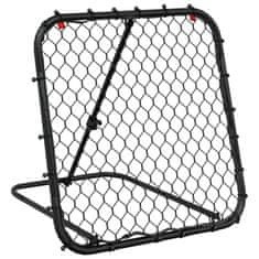 Vidaxl Fotbalový rebounder nastavitelný černý 84 x 73 x 60–80 cm ocel