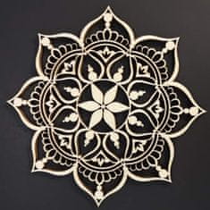 AMADEA Dřevěný obrázek k vymalování mandala 9 cm