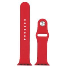 BB-Shop Silikonový řemínek pro Apple Watch červený 1 2 3 4 5 6 7 8 9 SE 38, 40, 41 mm