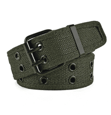 Camerazar Unisex Vojenský Taktický Opasek SURVIVAL s Kovovou Sponou, Polypropylenový Nylon, 120 cm x 3,7 cm