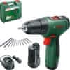 Bosch Aku vrtací šroubovák EasyDrill 1200 (2x1,5 Ah) + sada příslušenství (0.603.9D3.007)