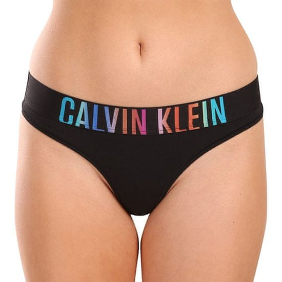 Calvin Klein Dámská tanga černé (QF7833E-UB1)