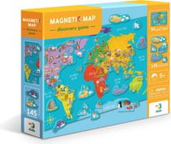 Dodo Toys Magnetická hra - Mapa světa