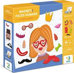 Dodo Toys Magnetická hra - Obličeje