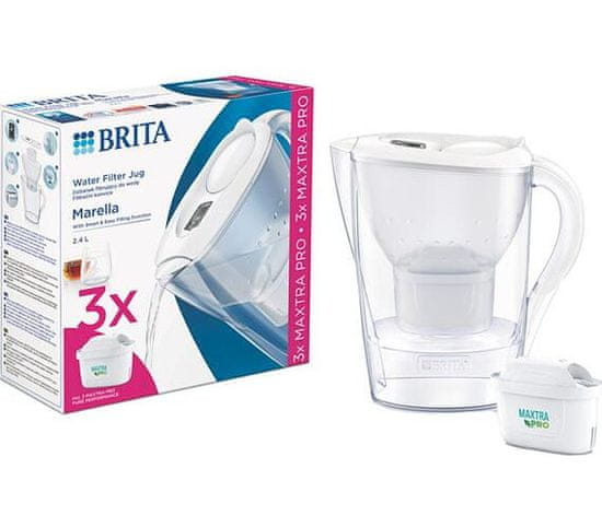 Brita konvice Marella bílá + 3 x filtr