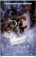 CurePink Plakát Star Wars|Hvězdné války: The Empire Strikes Back (61 x 91,5 cm) 150g