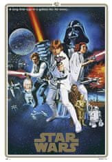 CurePink Plakát Star Wars|Hvězdné války: One Sheet 40th Anniversary (61 x 91,5 cm) (61 x 91,5 cm)